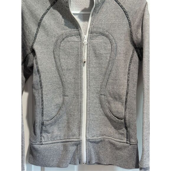 NWOT Lululemon You Are Beautiful Embroidered Full Zip Up Scuba Hoodie Sweatshirt - Picture 5 of 13